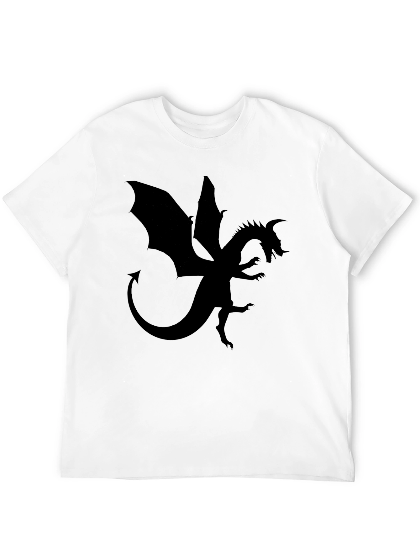 Dragon Silhouette Black T-Shirt