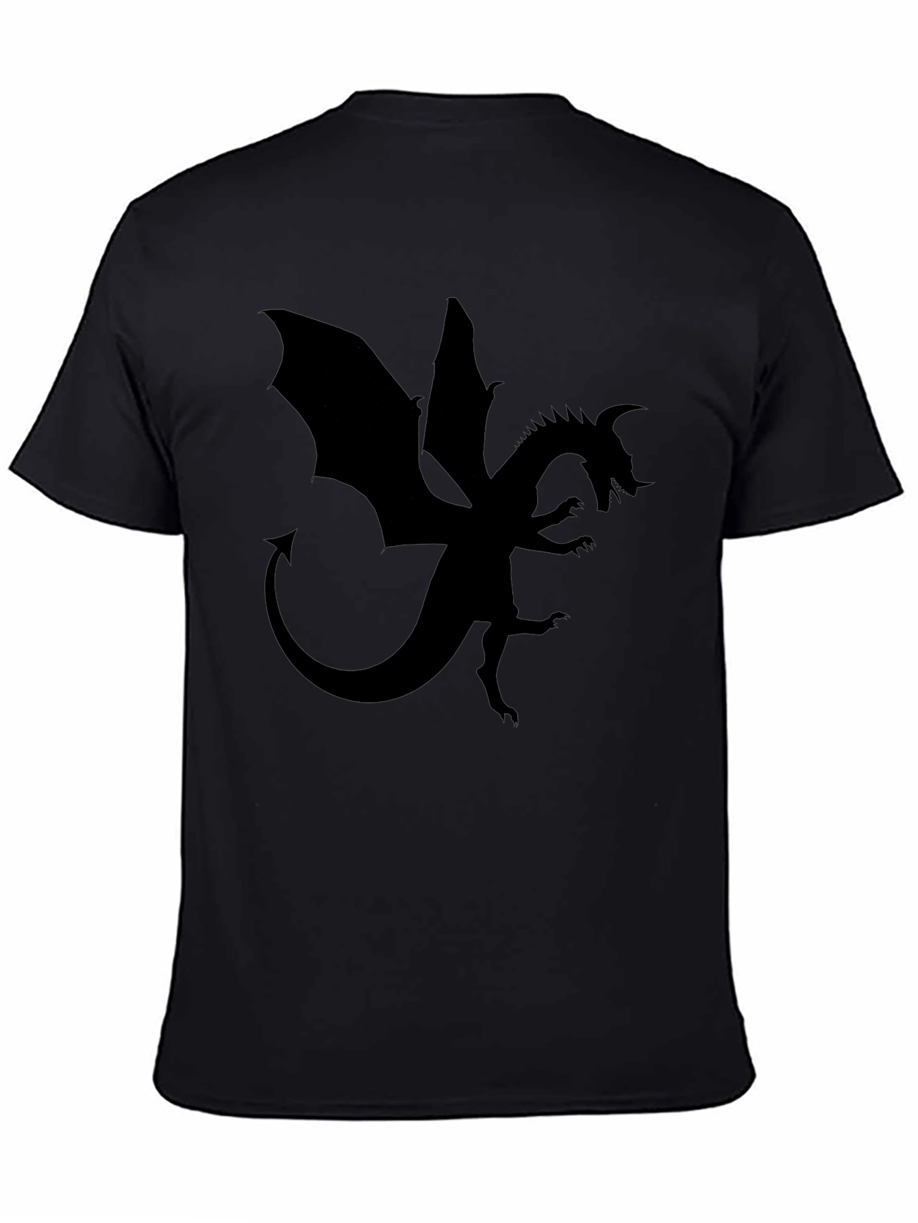 Dragon Silhouette Black T-Shirt