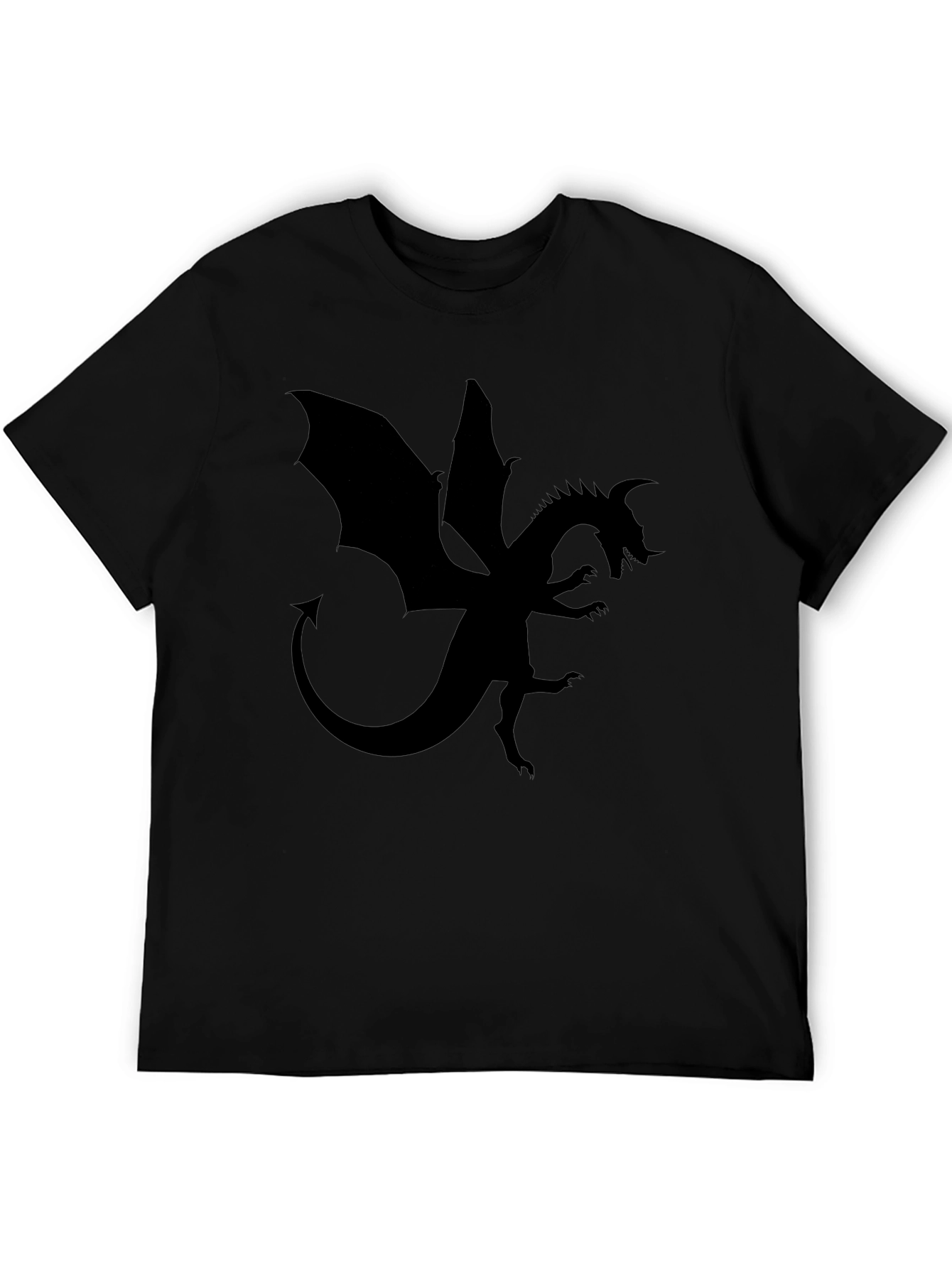 Dragon Silhouette Black T-Shirt