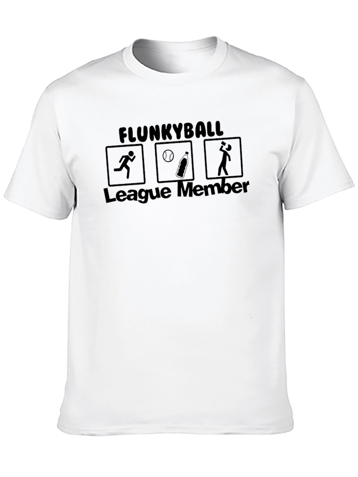 Flunkyball League Member Black T-Shirt
