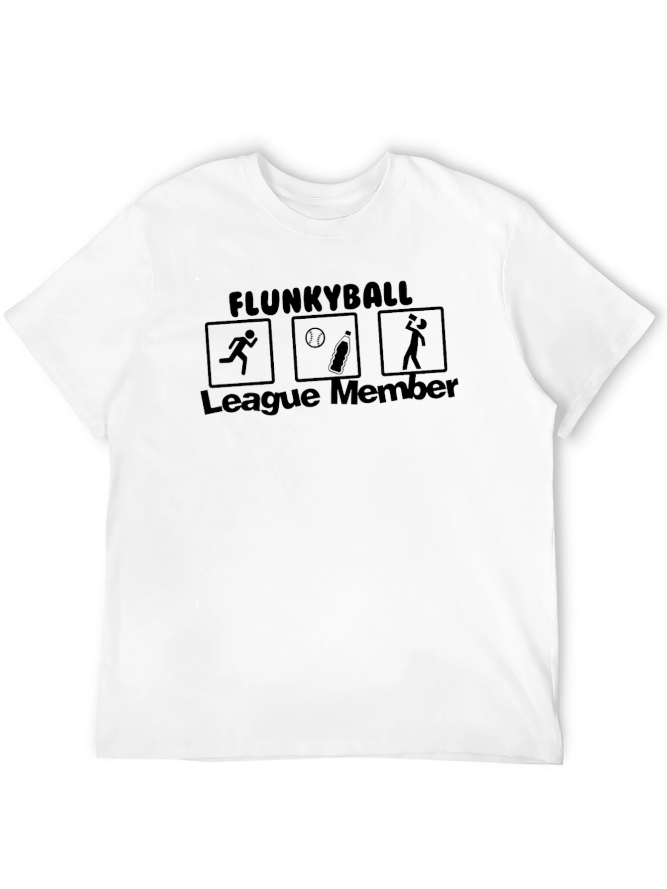Flunkyball League Member Black T-Shirt