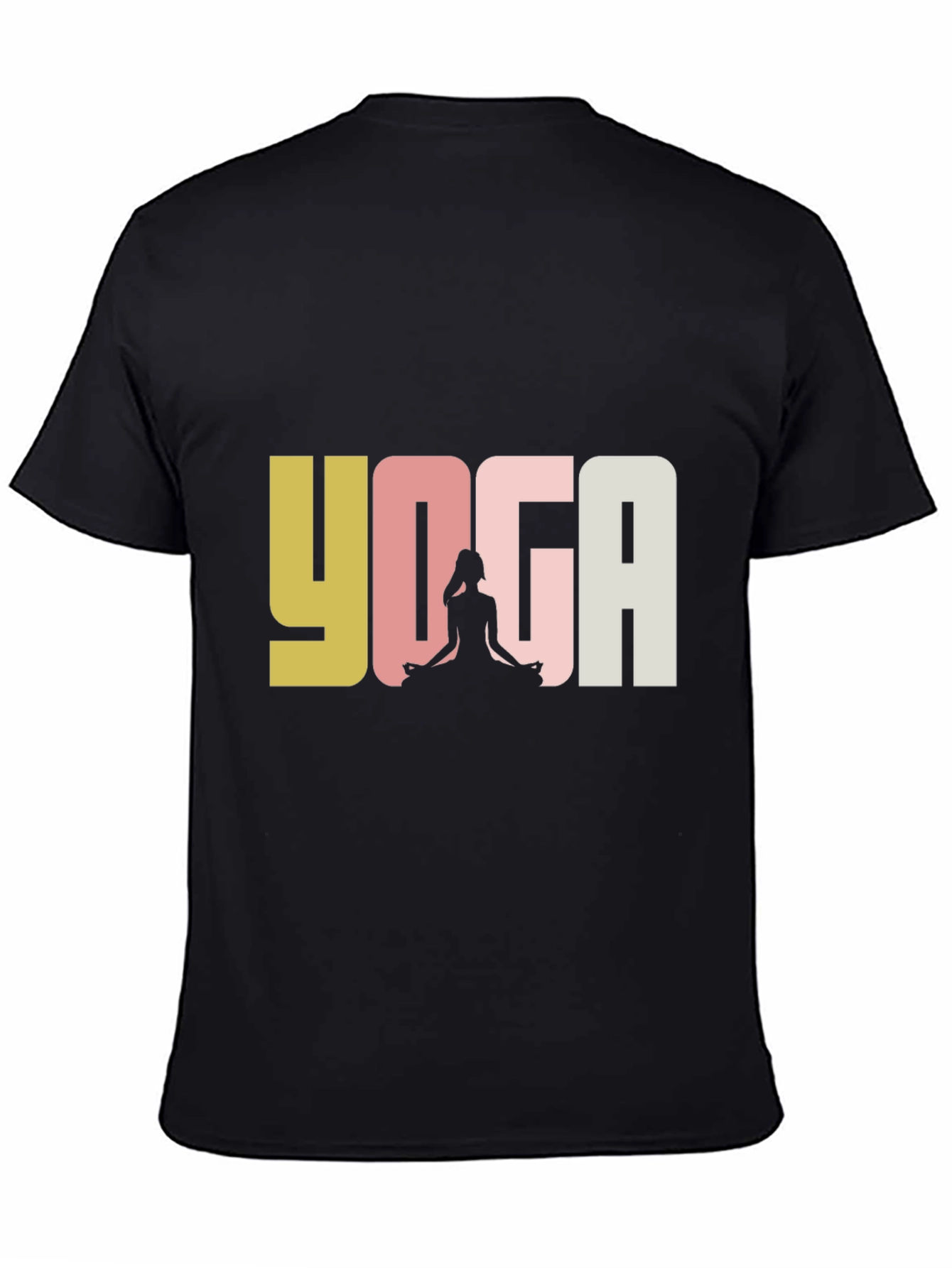 Yoga Graphic Tee - Unisex Black T-Shirt