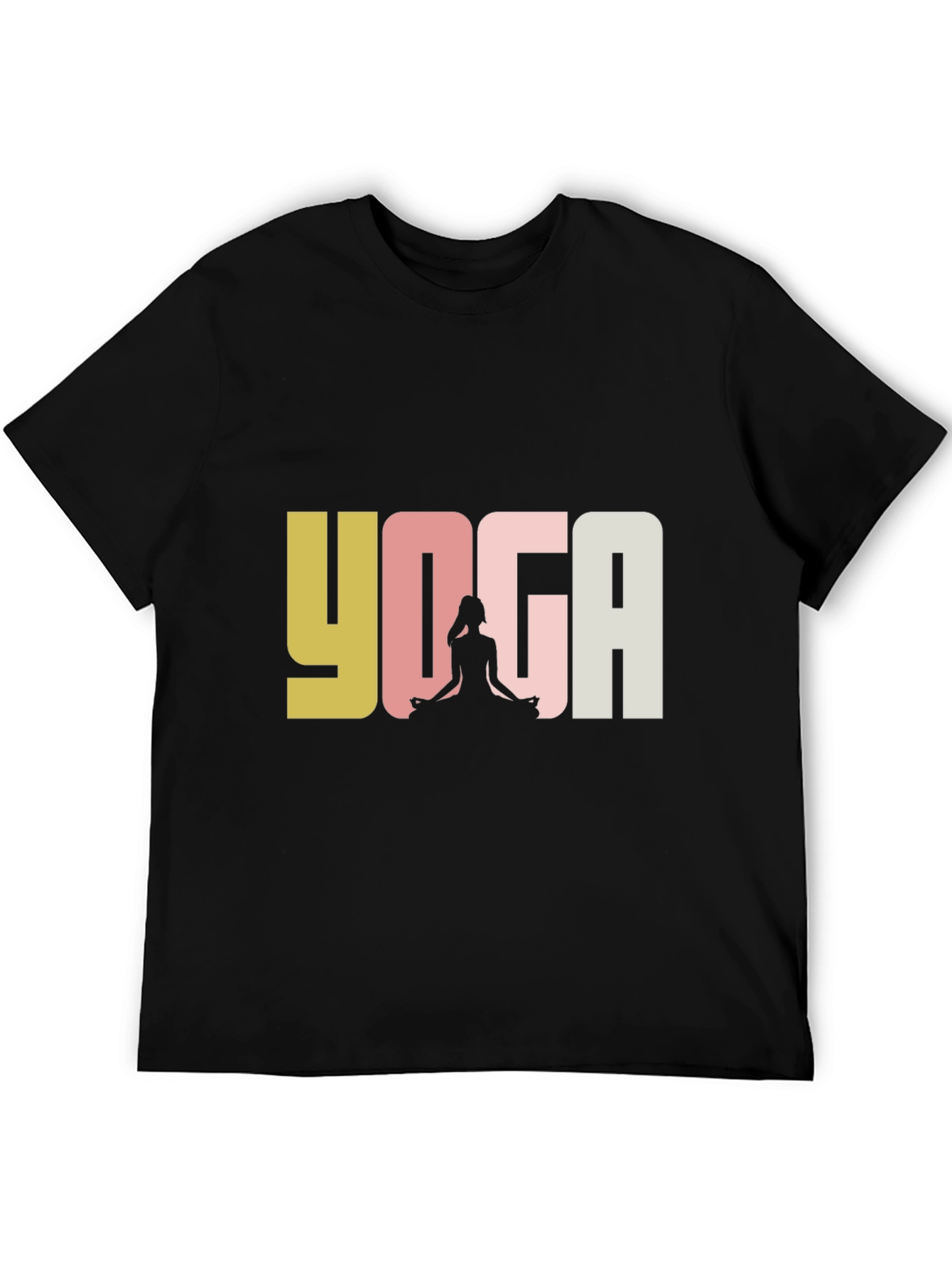 Yoga Graphic Tee - Unisex Black T-Shirt