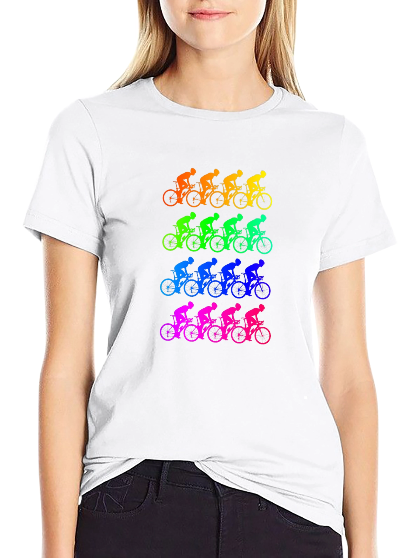 Rainbow Cycling T-Shirt