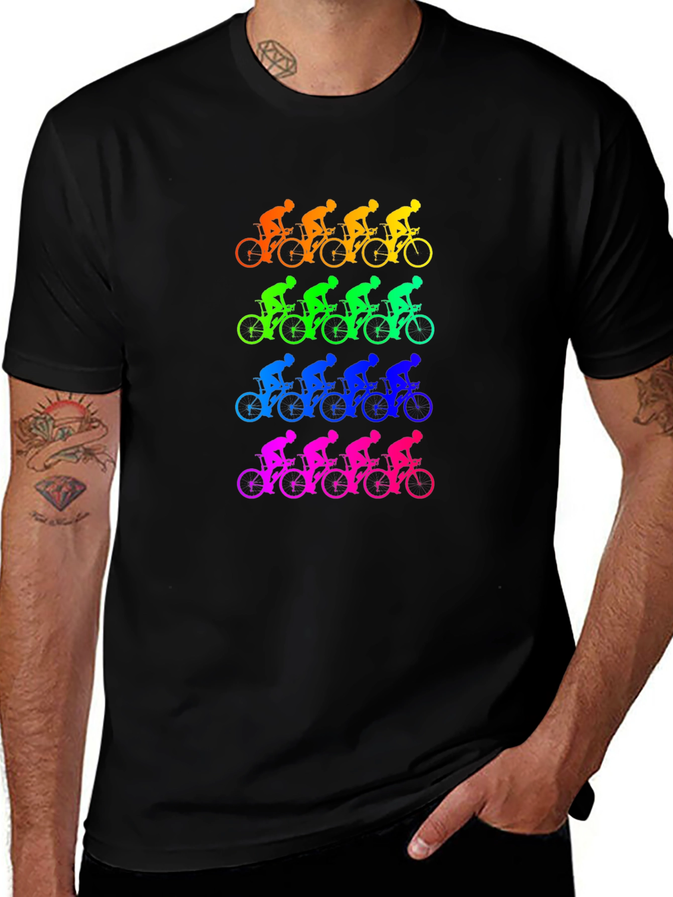 Rainbow Cycling T-Shirt