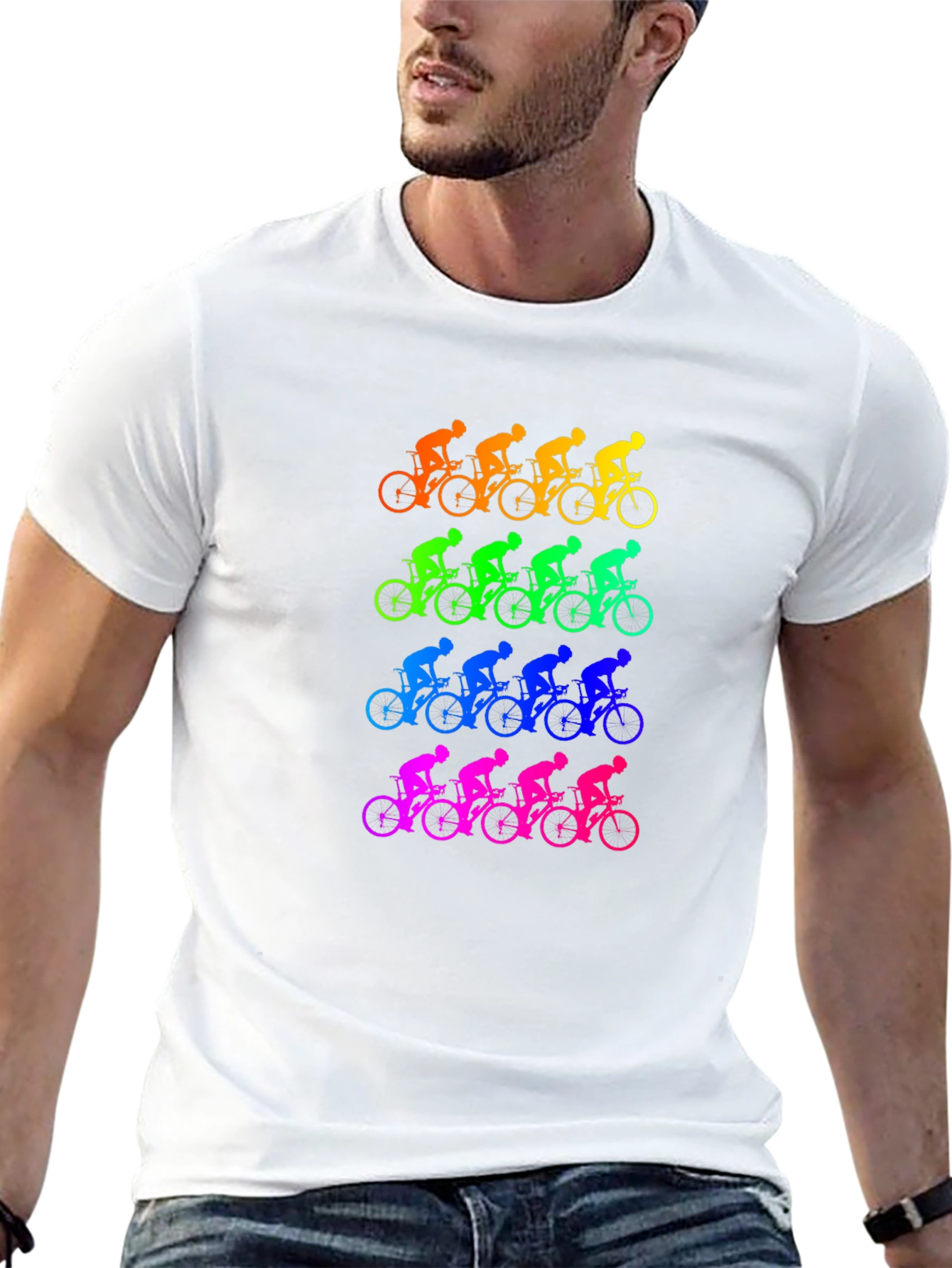 Rainbow Cycling T-Shirt