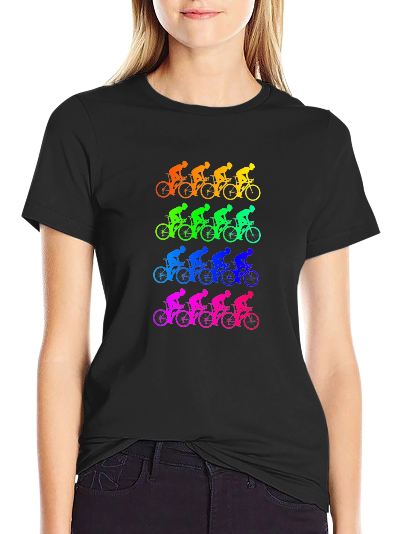 Rainbow Cycling T-Shirt