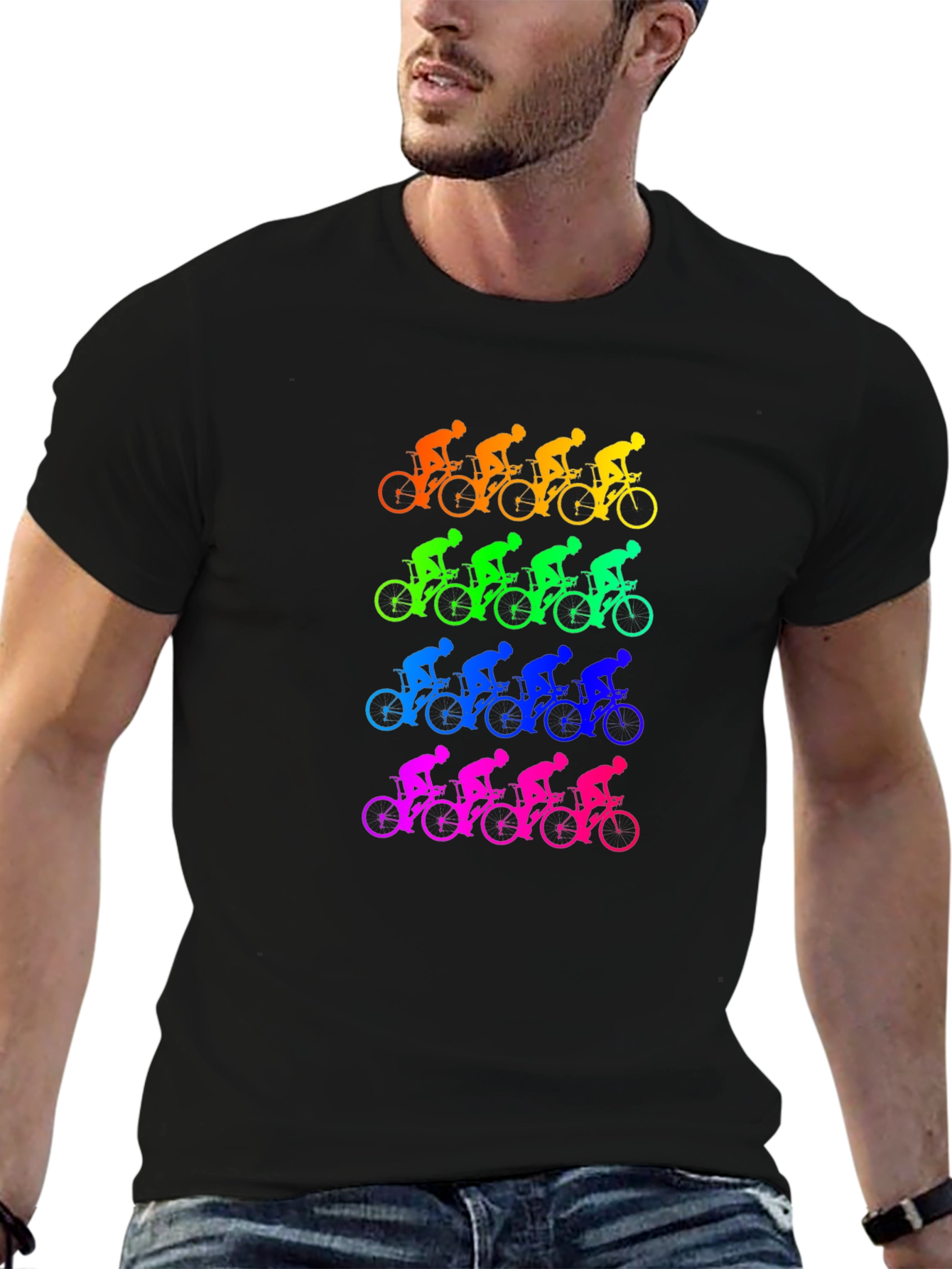 Rainbow Cycling T-Shirt