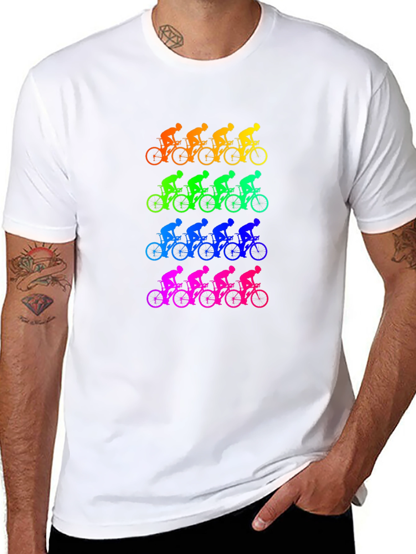 Rainbow Cycling T-Shirt
