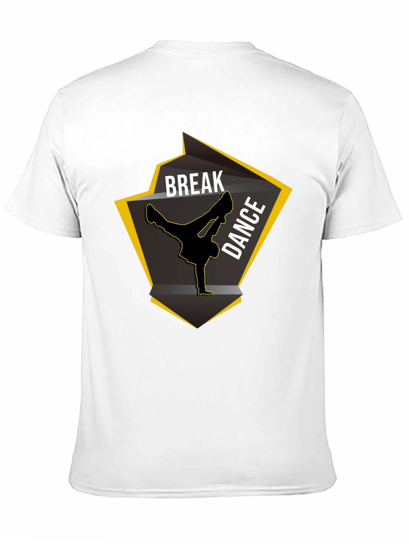 Break Dance Graphic Black T-Shirt