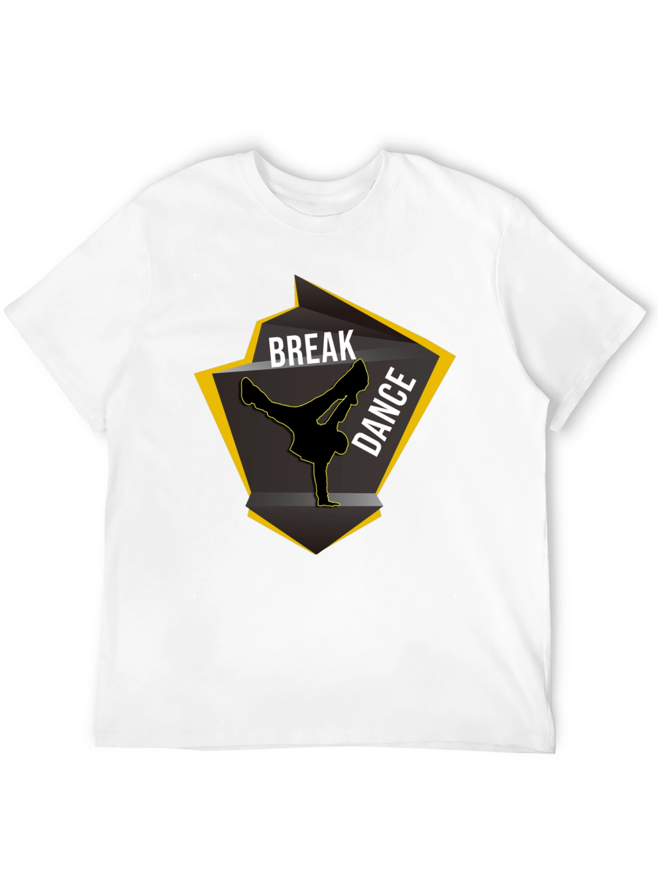 Break Dance Graphic Black T-Shirt