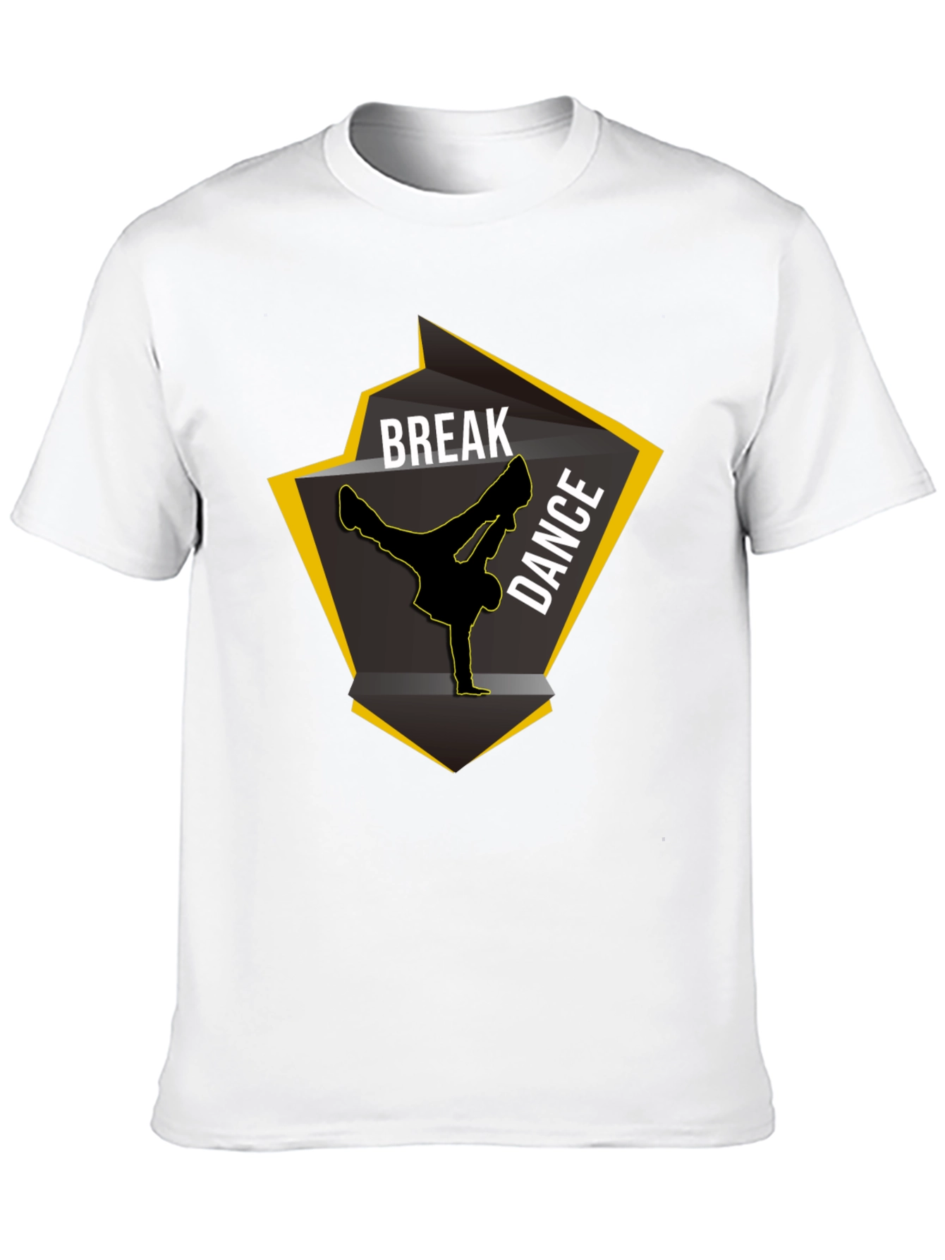 Break Dance Graphic Black T-Shirt