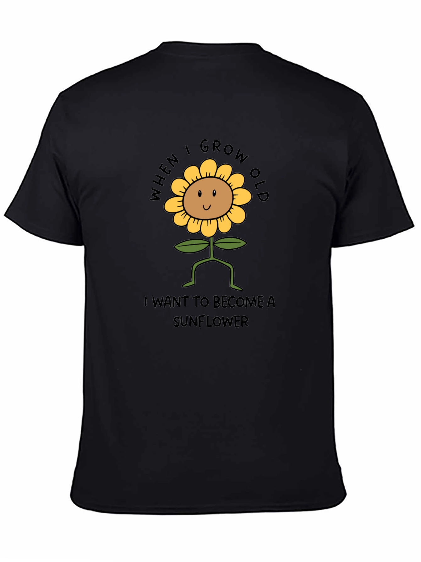 Sunflower Graphic Tee - When I Grow Old