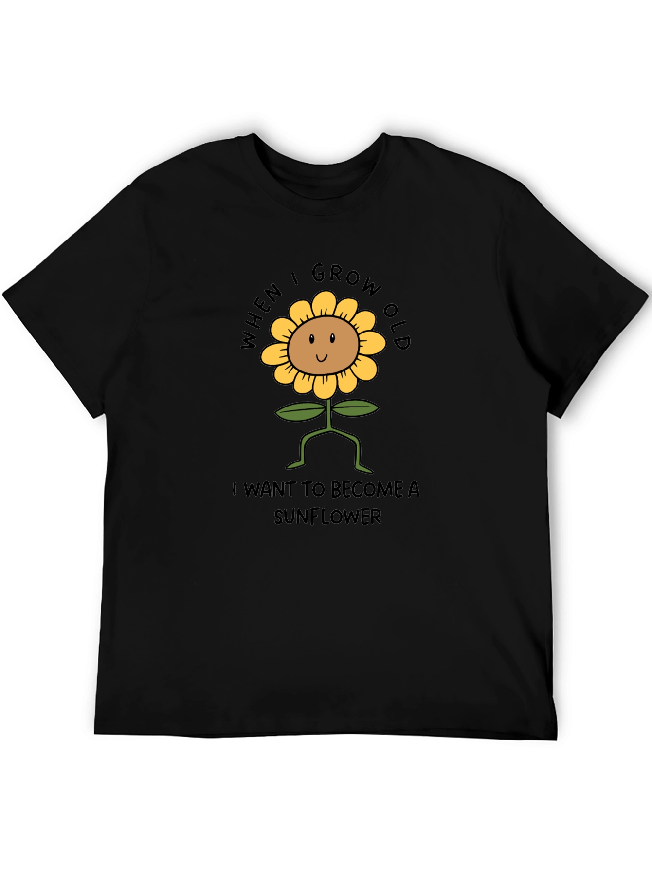 Sunflower Graphic Tee - When I Grow Old