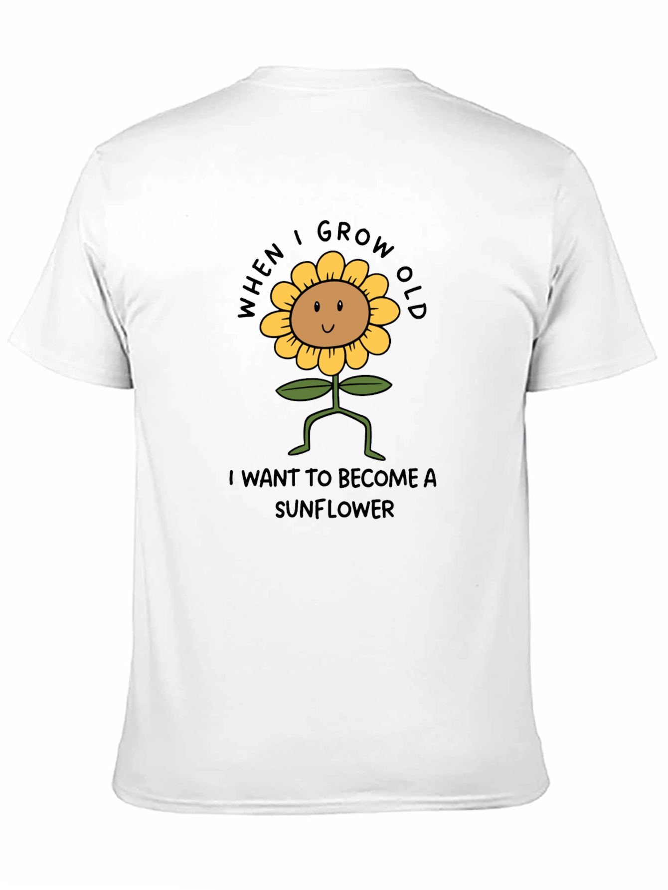 Sunflower Graphic Tee - When I Grow Old