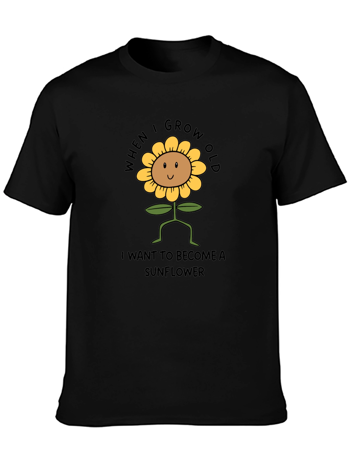 Sunflower Graphic Tee - When I Grow Old