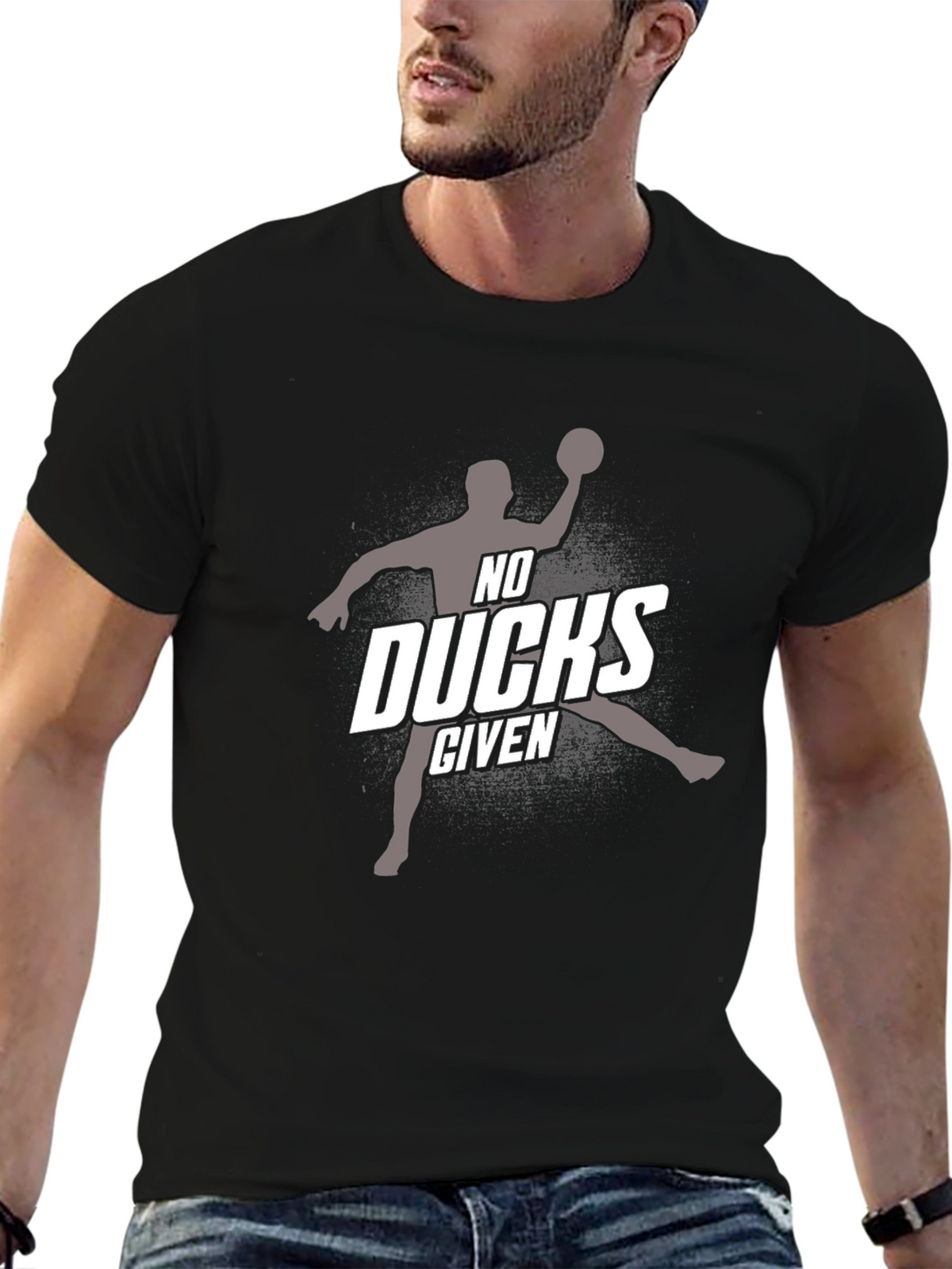 No Ducks Given Graphic T-Shirt - Black