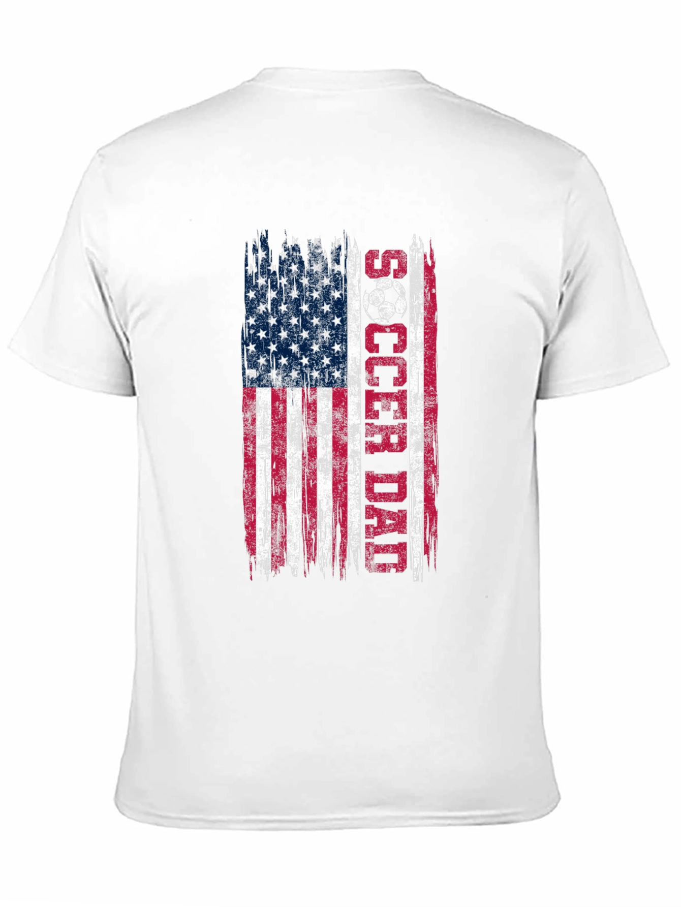 Soccer Dad USA Flag Graphic T-Shirt