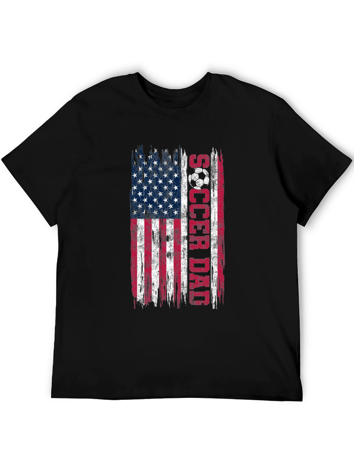 Soccer Dad USA Flag Graphic T-Shirt