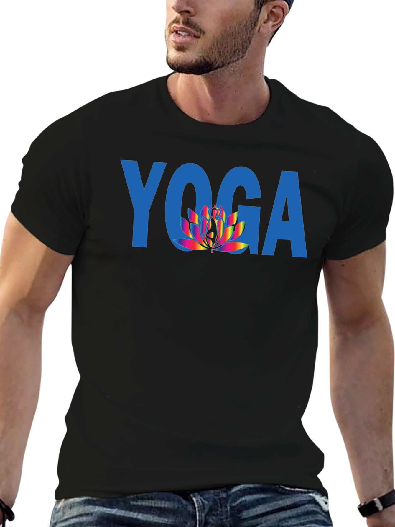 Yoga Lotus T-Shirt - Stylish & Comfortable