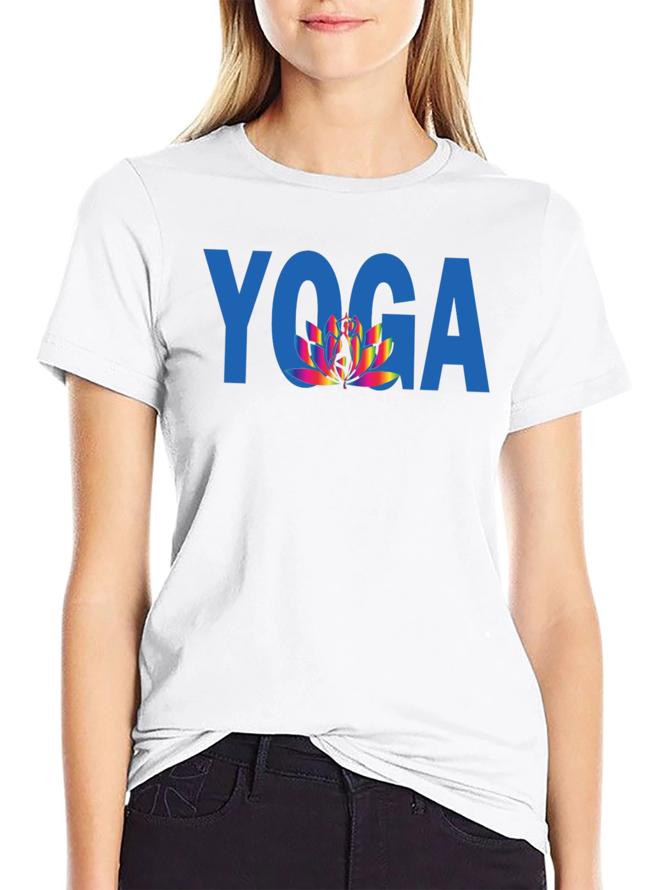 Yoga Lotus T-Shirt - Stylish & Comfortable