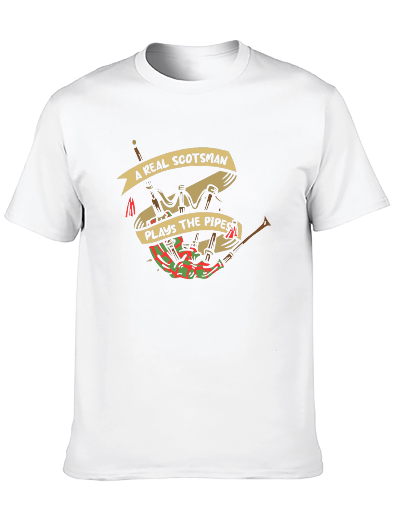 A Real Scotsman Plays The Pipes T-Shirt