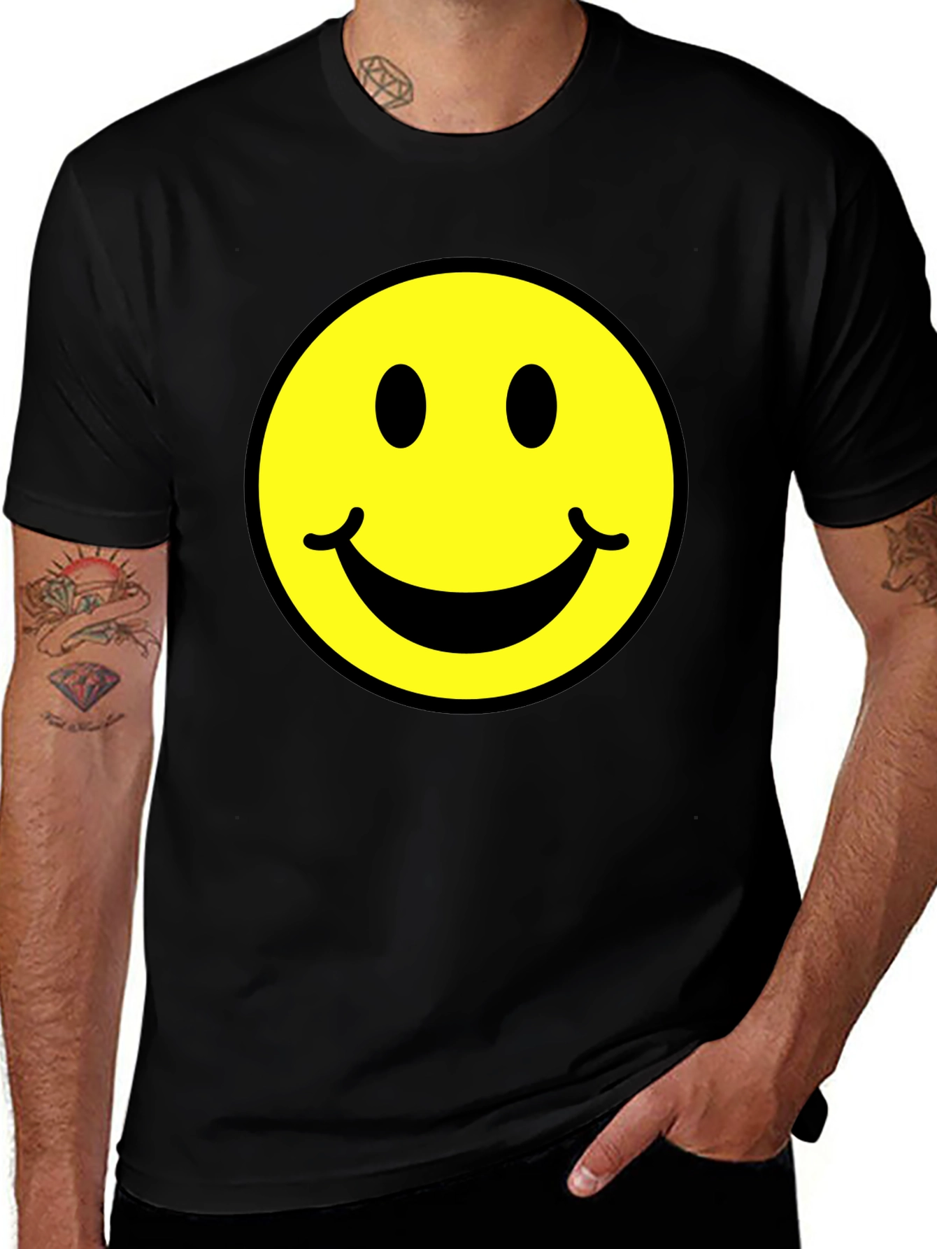 Classic Smiley Face Graphic Tee