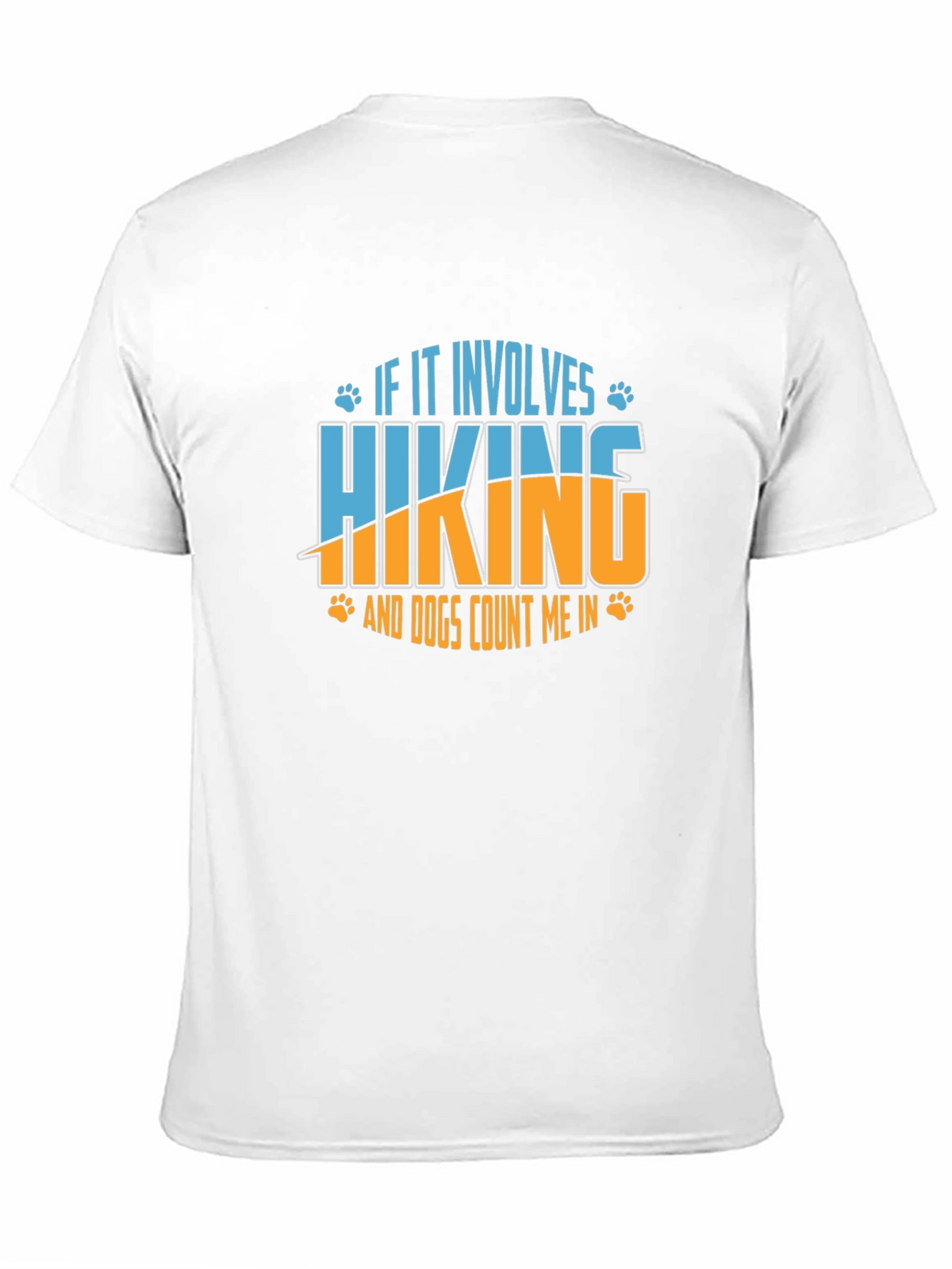 Hiking and Dogs Graphic Tee - Black