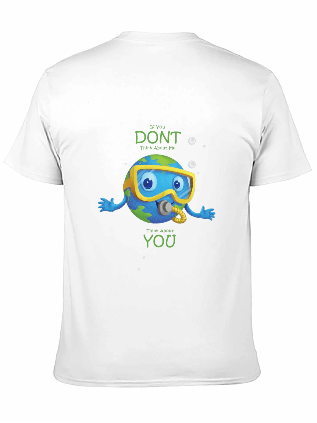 Earth Diver Graphic T-Shirt - Environmental Awareness
