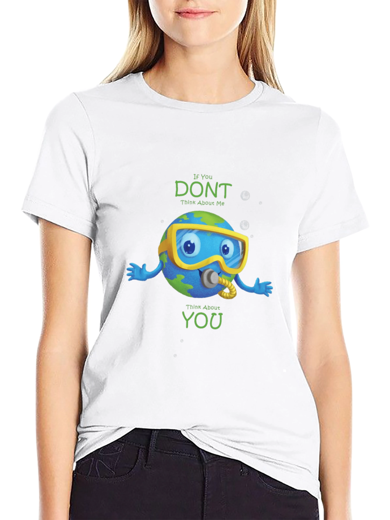Earth Diver Graphic T-Shirt - Environmental Awareness