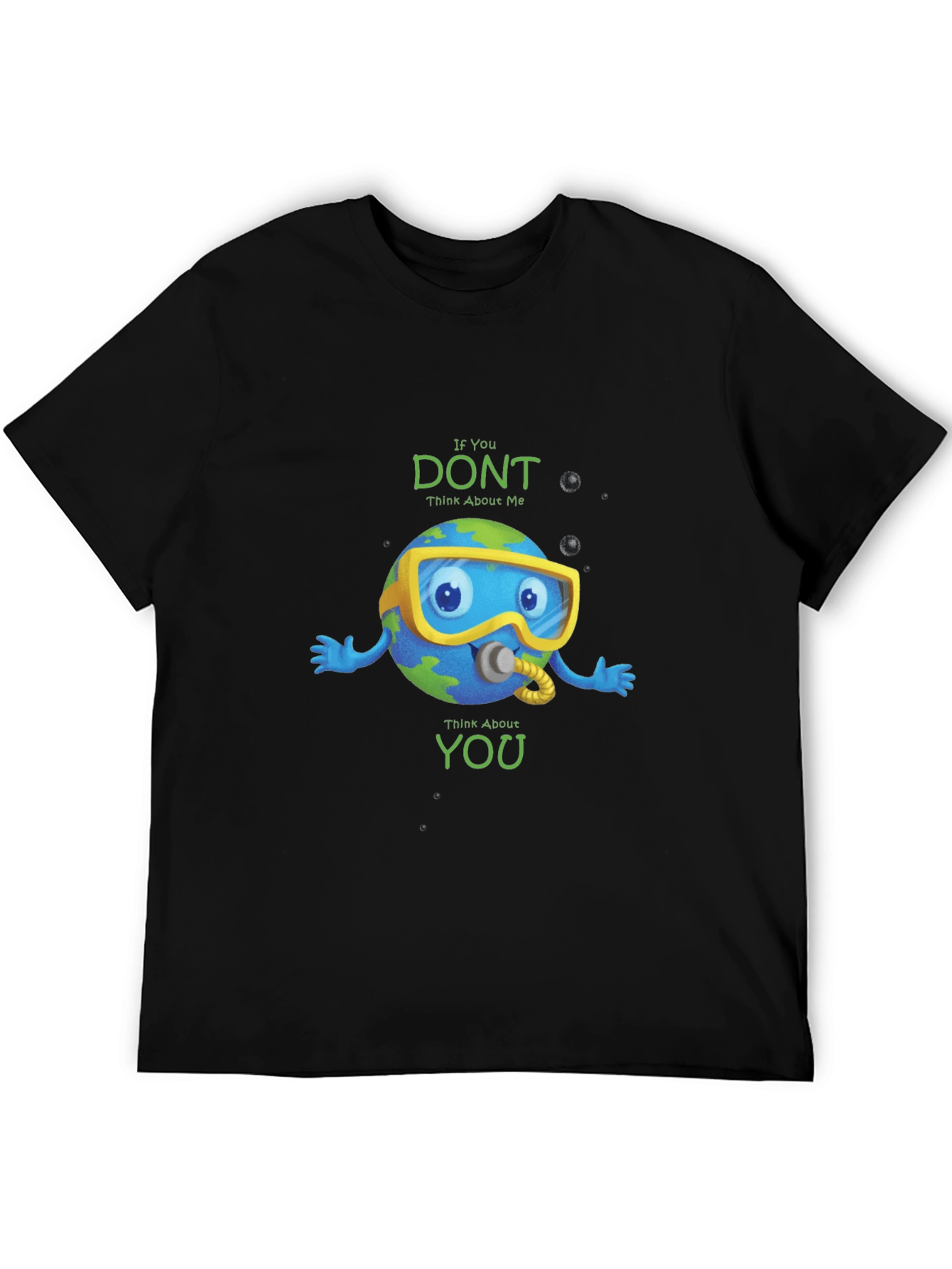 Earth Diver Graphic T-Shirt - Environmental Awareness