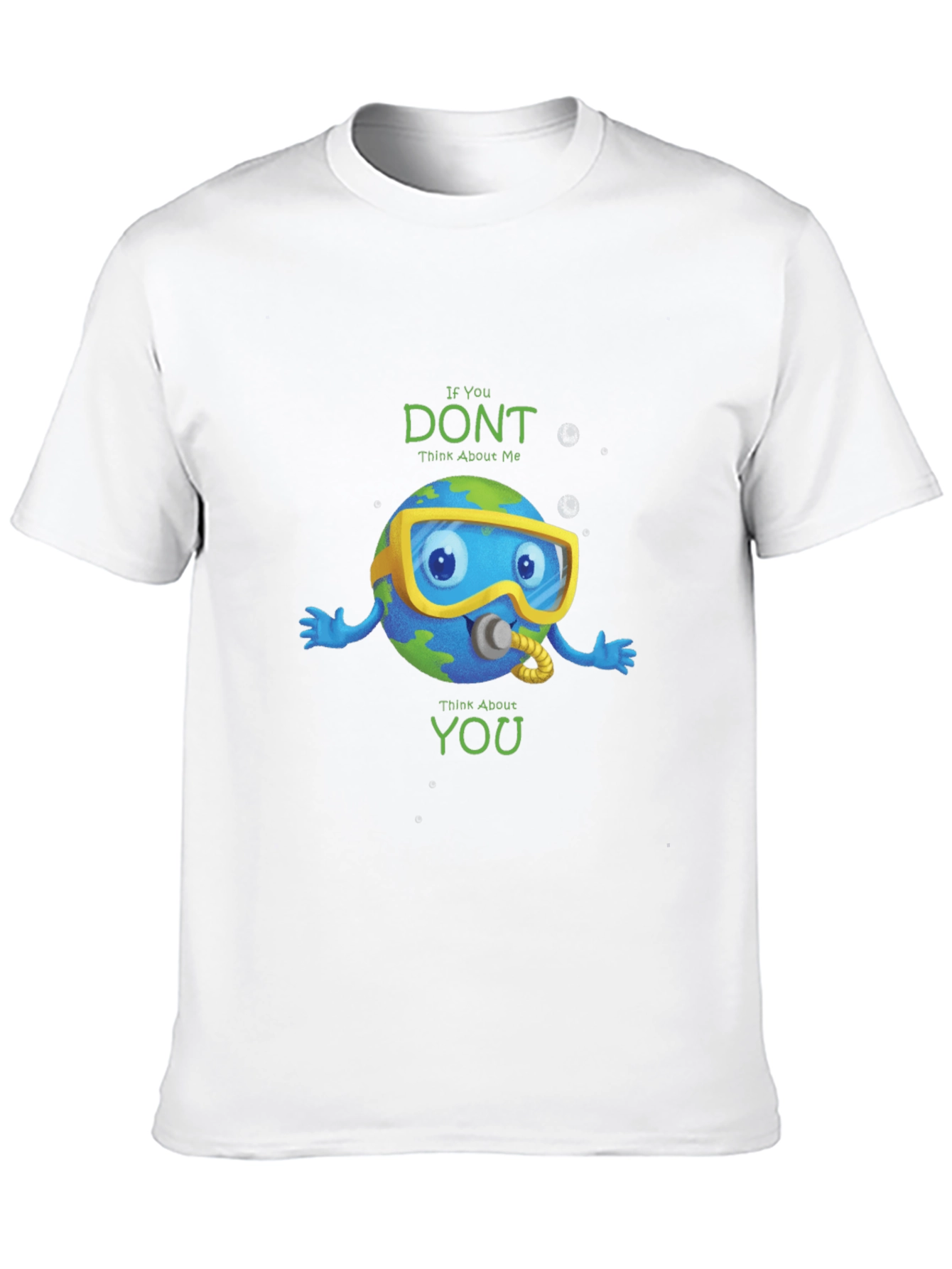 Earth Diver Graphic T-Shirt - Environmental Awareness