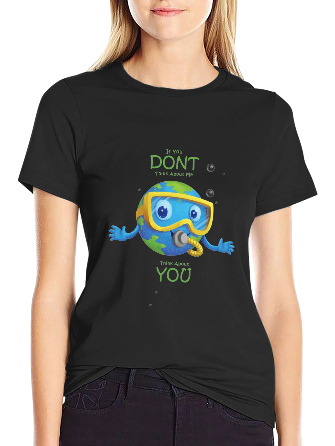 Earth Diver Graphic T-Shirt - Environmental Awareness