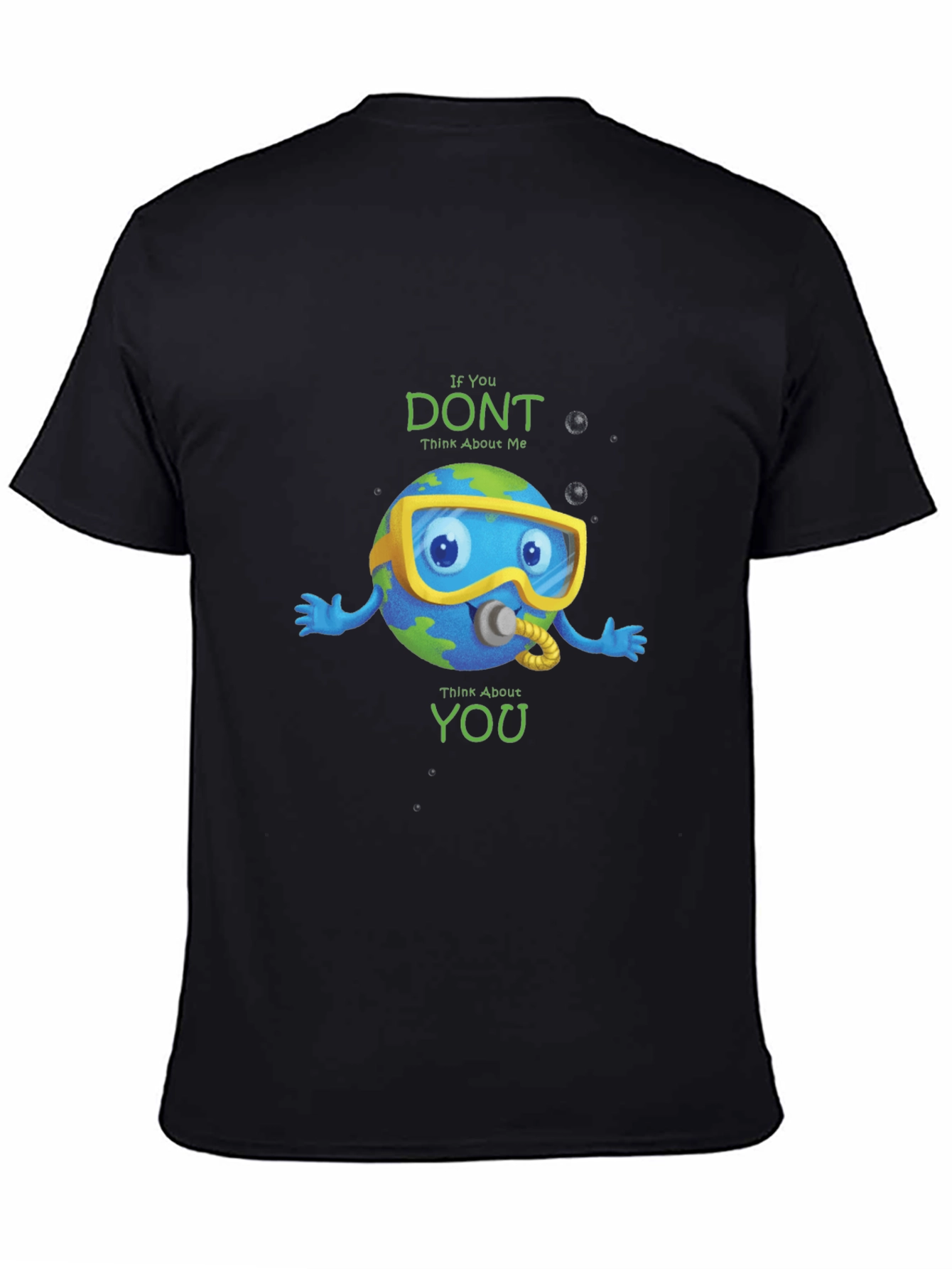 Earth Diver Graphic T-Shirt - Environmental Awareness