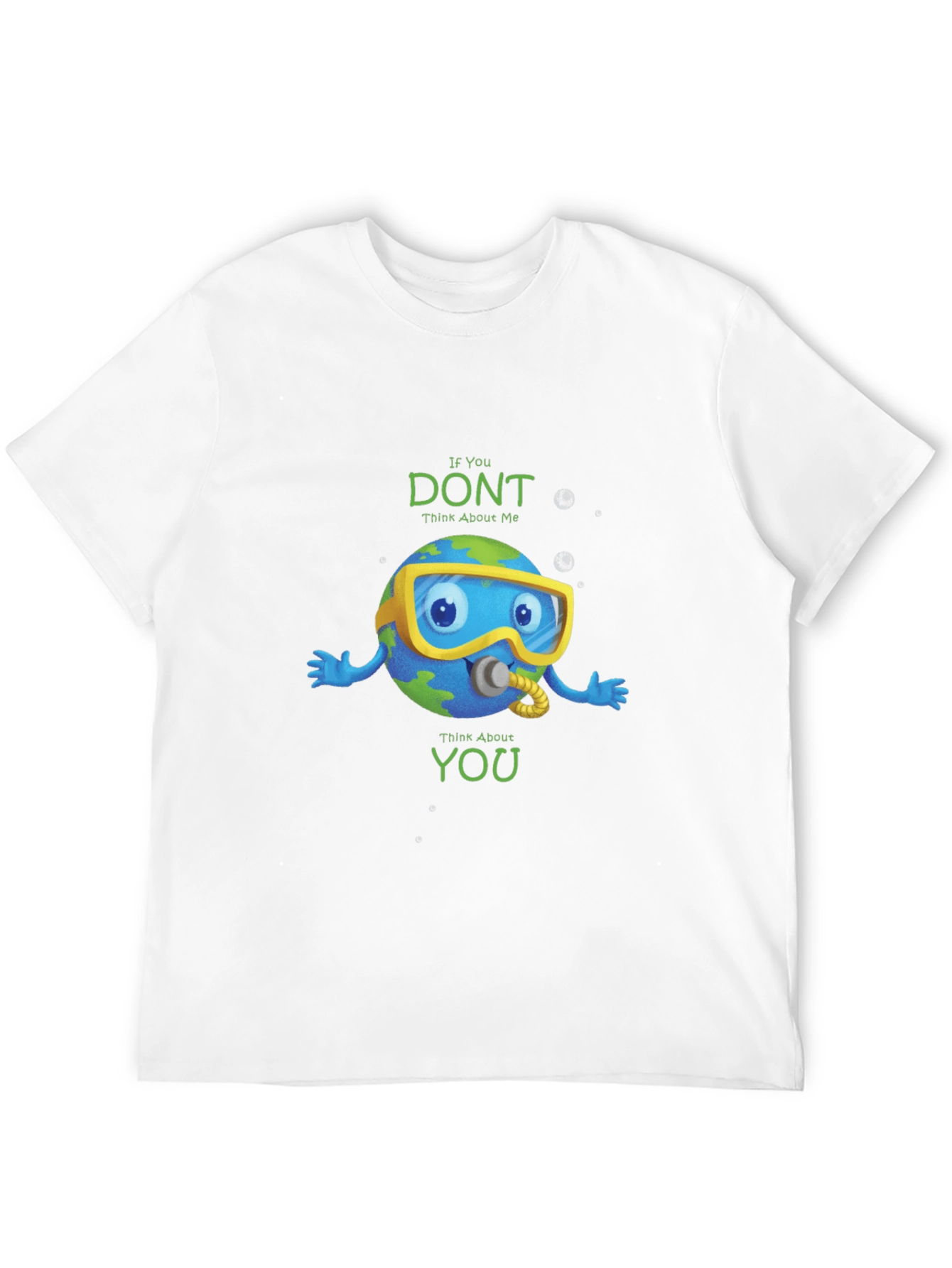 Earth Diver Graphic T-Shirt - Environmental Awareness