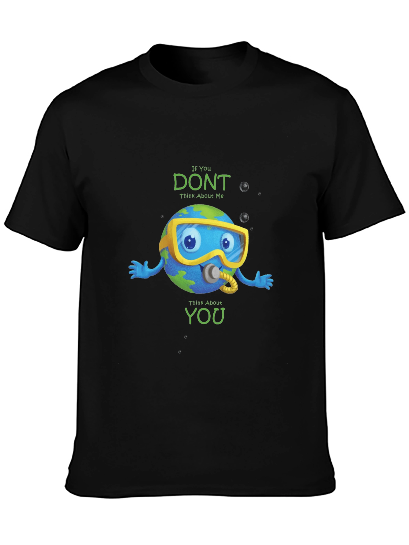 Earth Diver Graphic T-Shirt - Environmental Awareness