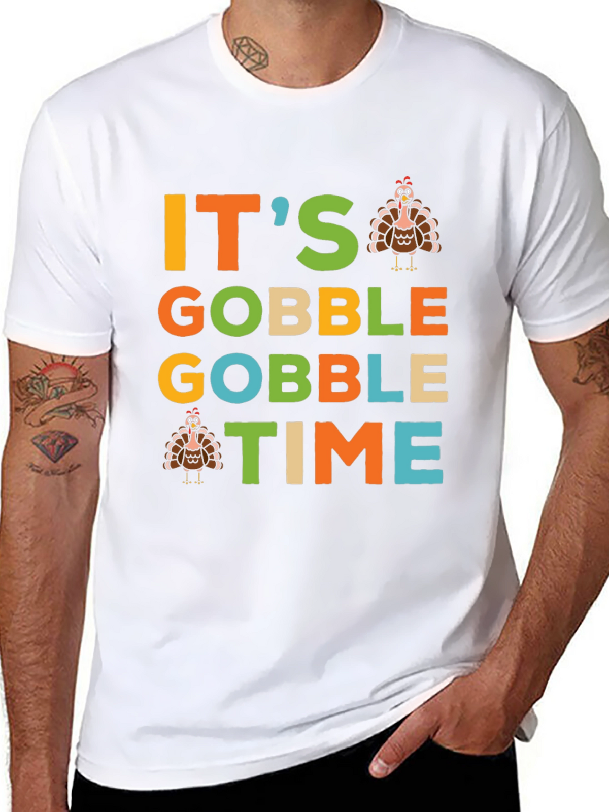 Its Gobble Gobble Time Thanksgiving T-Shirt