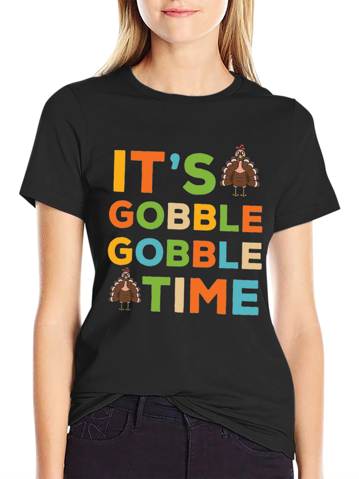 Its Gobble Gobble Time Thanksgiving T-Shirt
