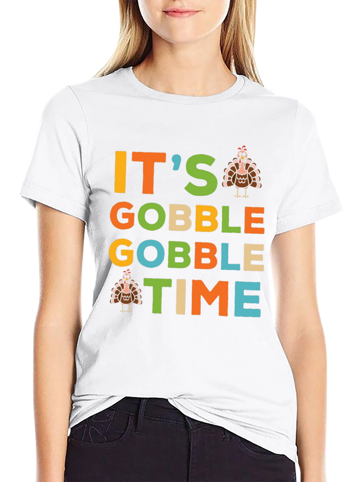 Its Gobble Gobble Time Thanksgiving T-Shirt
