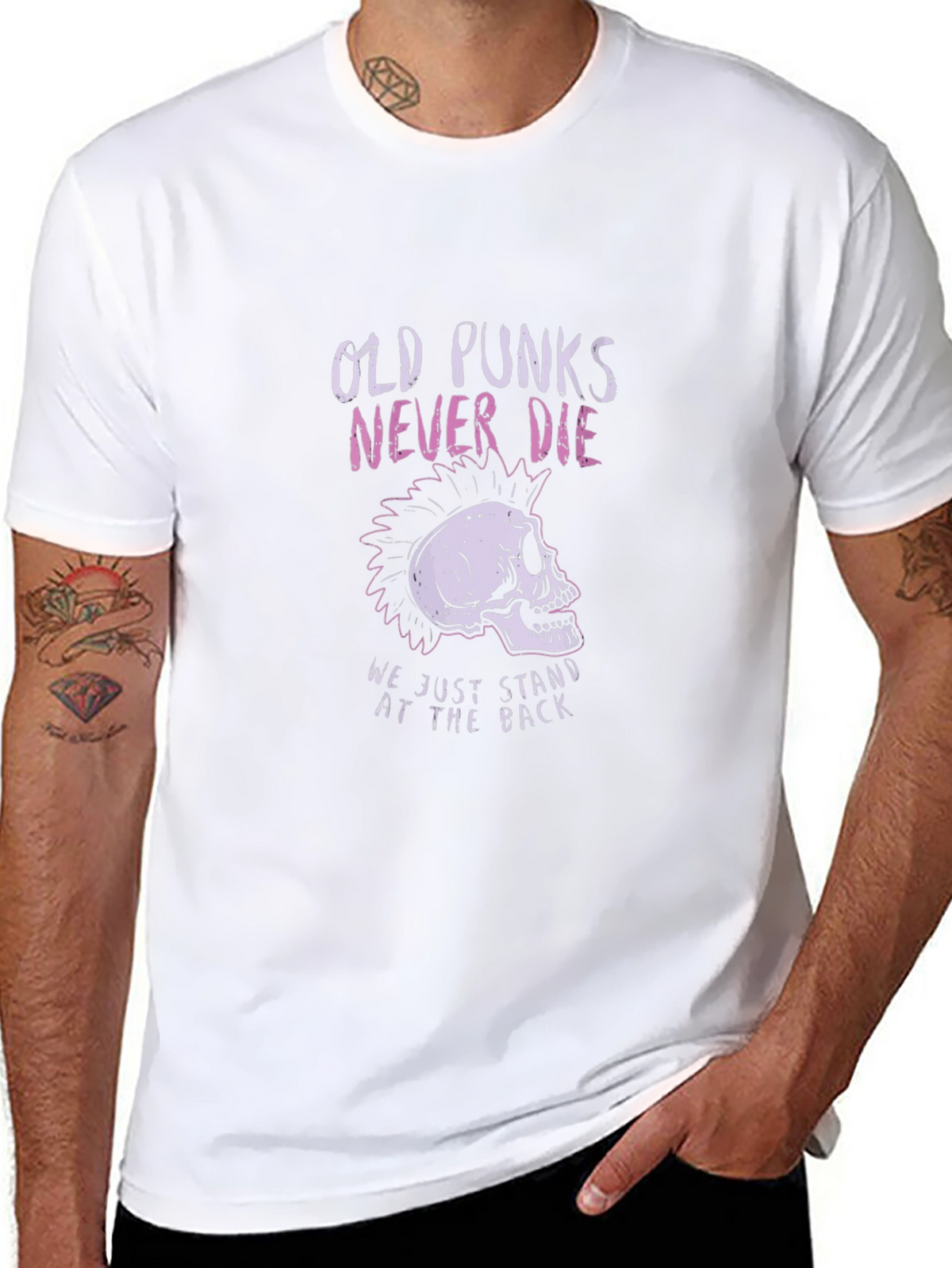 Old Punks Never Die Graphic Tee