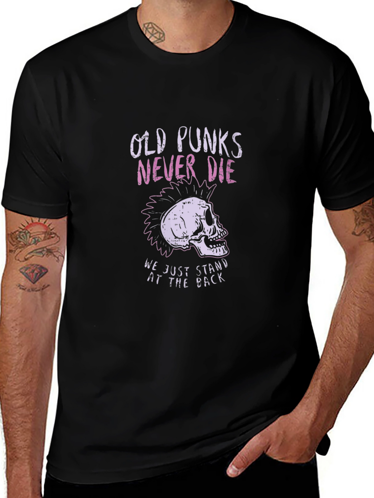 Old Punks Never Die Graphic Tee