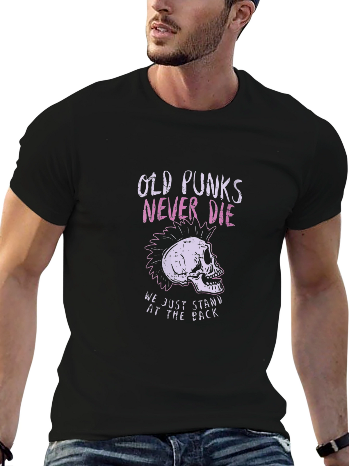 Old Punks Never Die Graphic Tee