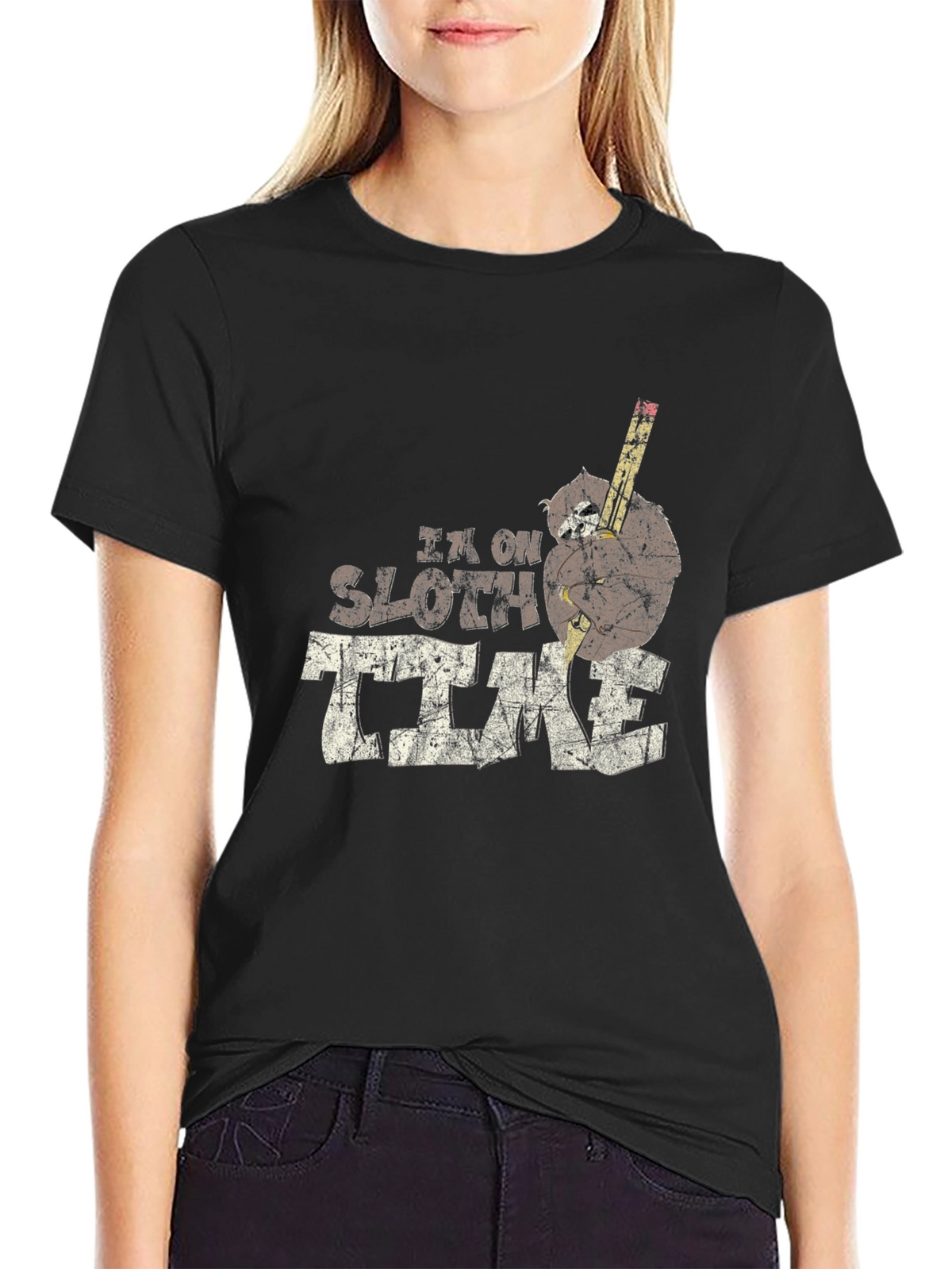 Im On Sloth Time Graphic T-Shirt