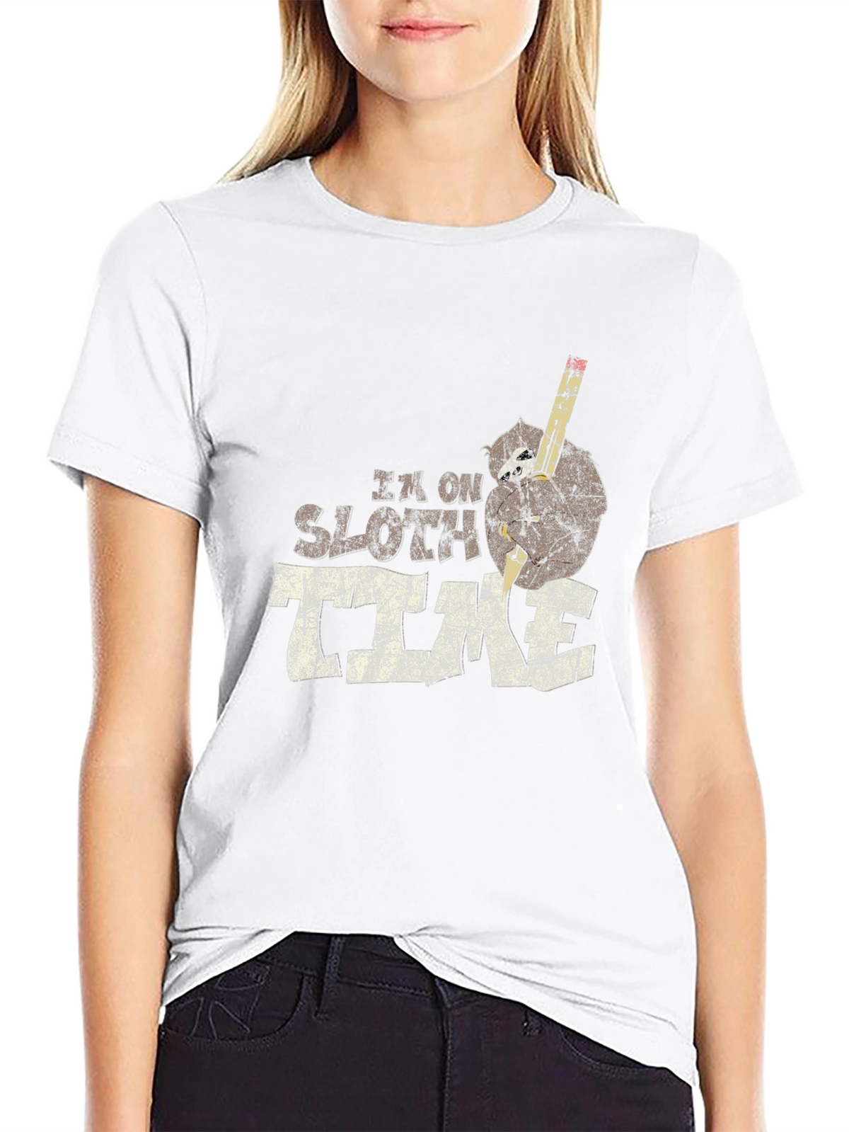 Im On Sloth Time Graphic T-Shirt