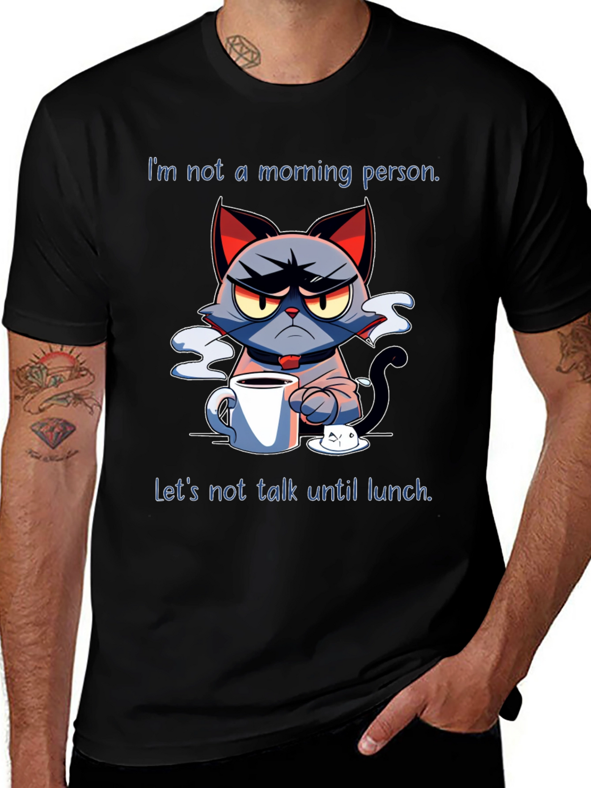 Grumpy Cat Morning Person T-Shirt
