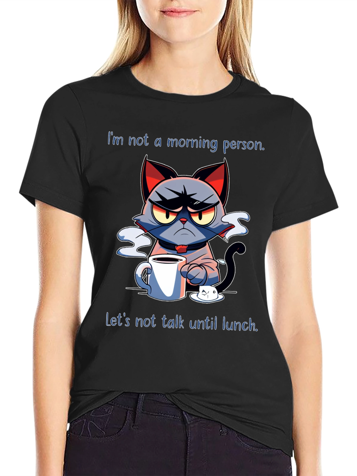 Grumpy Cat Morning Person T-Shirt