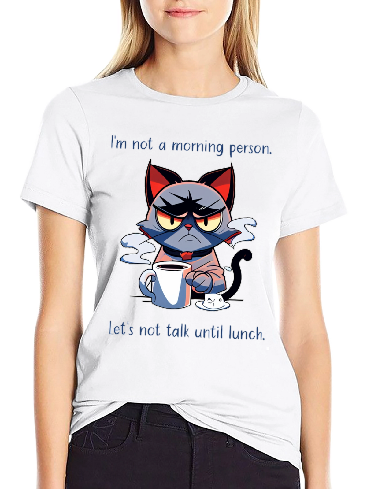 Grumpy Cat Morning Person T-Shirt
