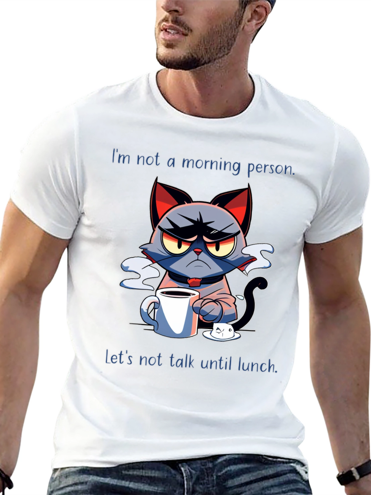 Grumpy Cat Morning Person T-Shirt