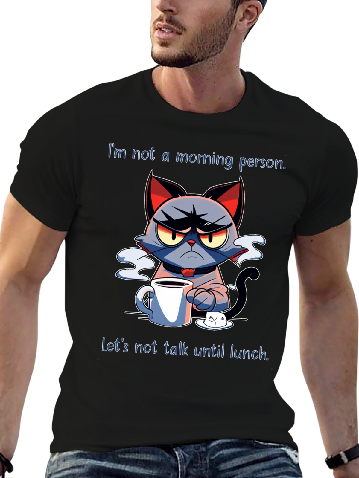 Grumpy Cat Morning Person T-Shirt