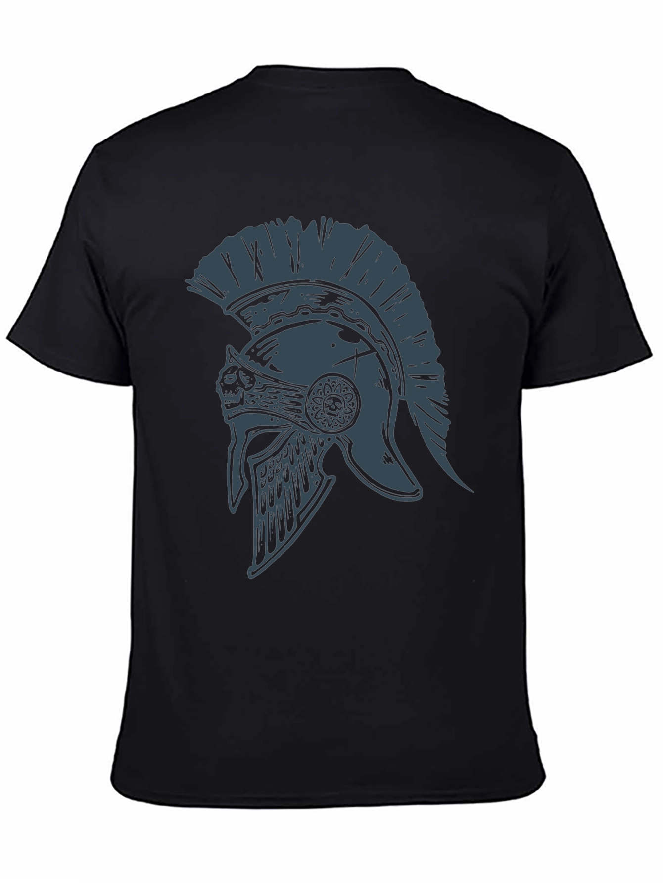 Spartan Helmet Graphic Tee - Warrior Style
